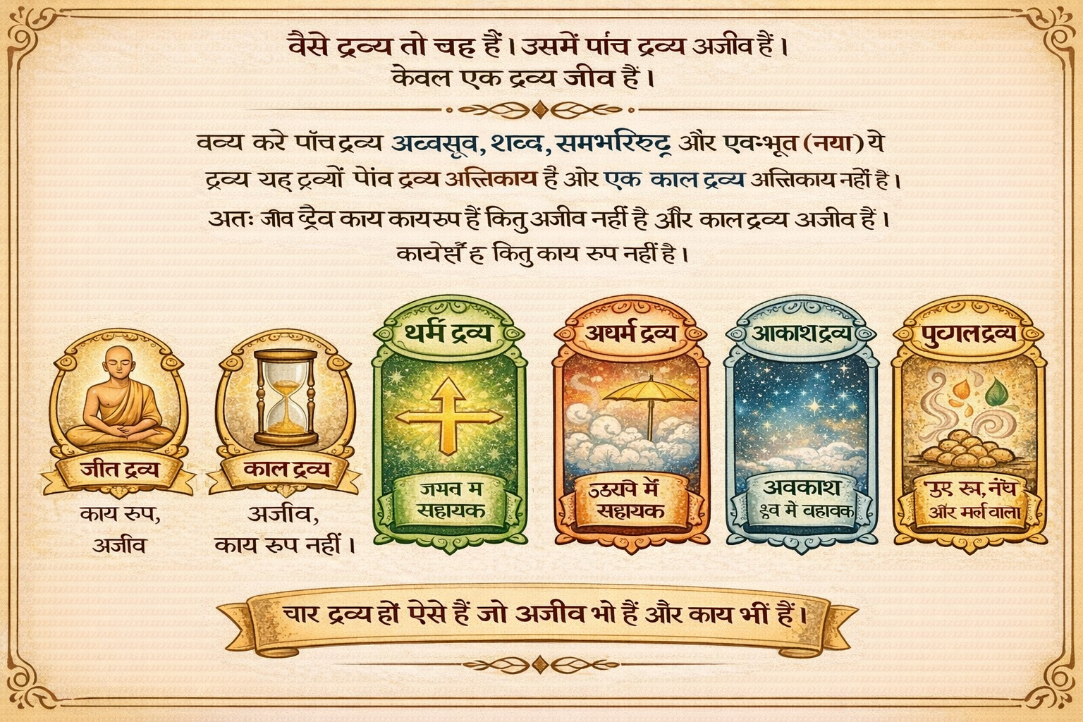 01- Tatvartha Sutra – Chapter 5 – Sutra 1