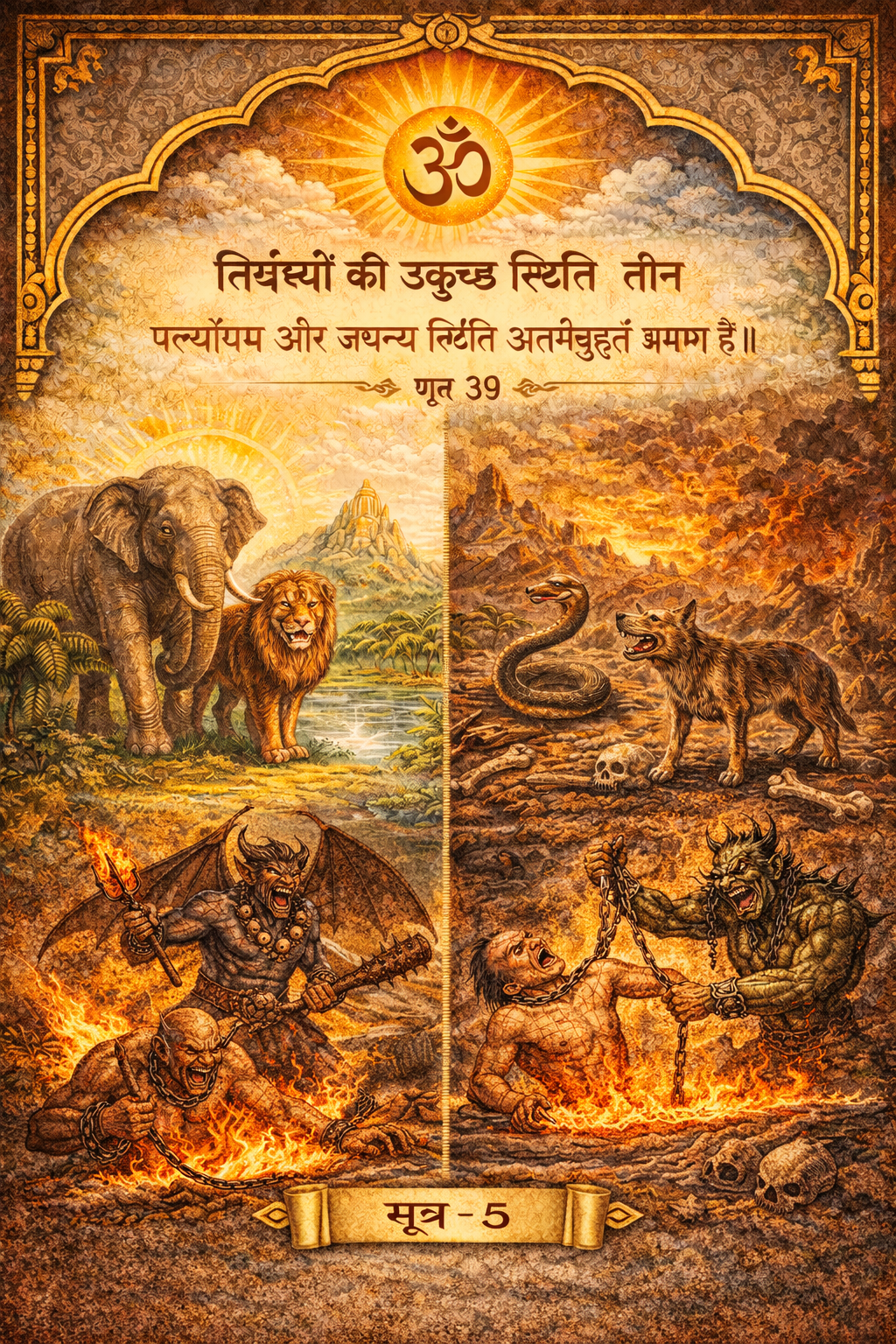 Tatvartha Sutra – Chapter 3 – Sutra 5