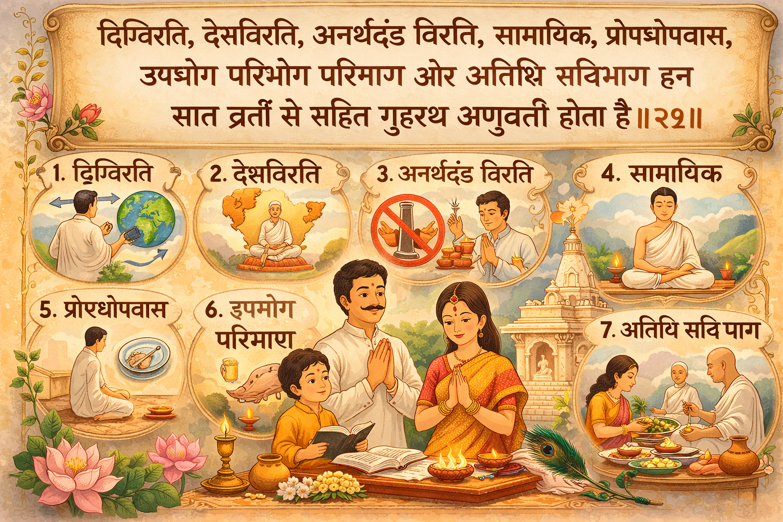 01-Tatvartha Sutra – Chapter 7 – Sutra 21