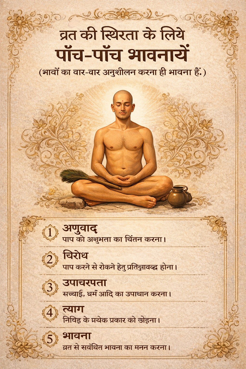 01-Tatvartha Sutra – Chapter 7 – Sutra 3